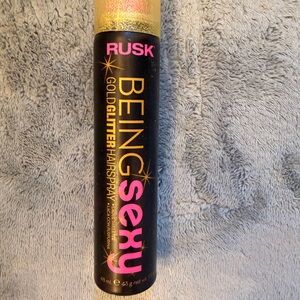 Rusk Gold Glitter Hairspray